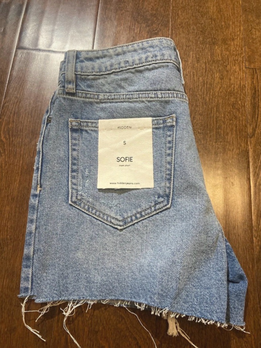 Hidden Cut off shorts SZ S blue new